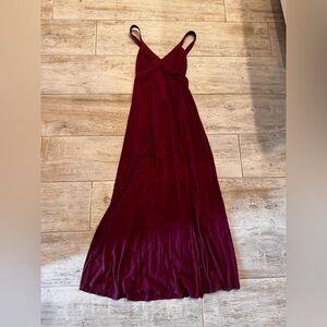 Forever 21 Deep Red Maxi Dress